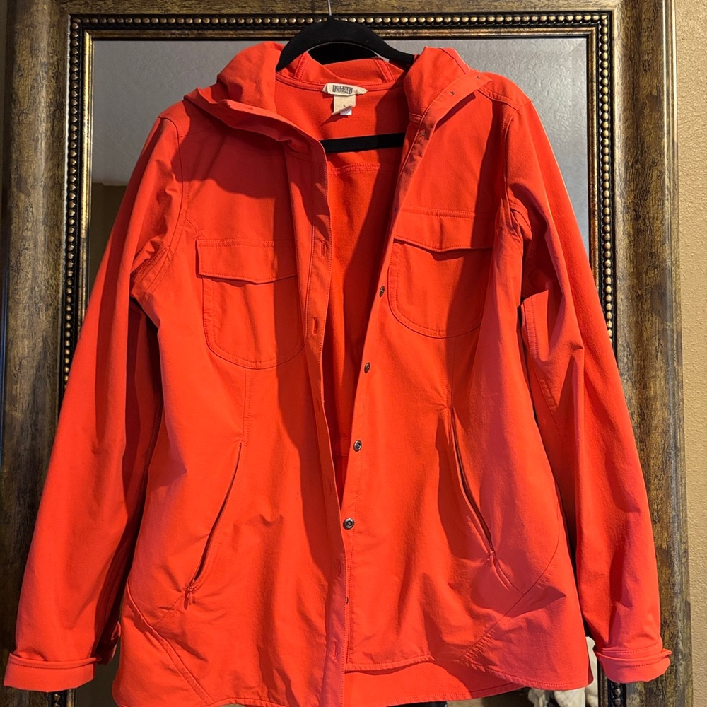 Duluth Trading Co Vibrant Orange Jacket